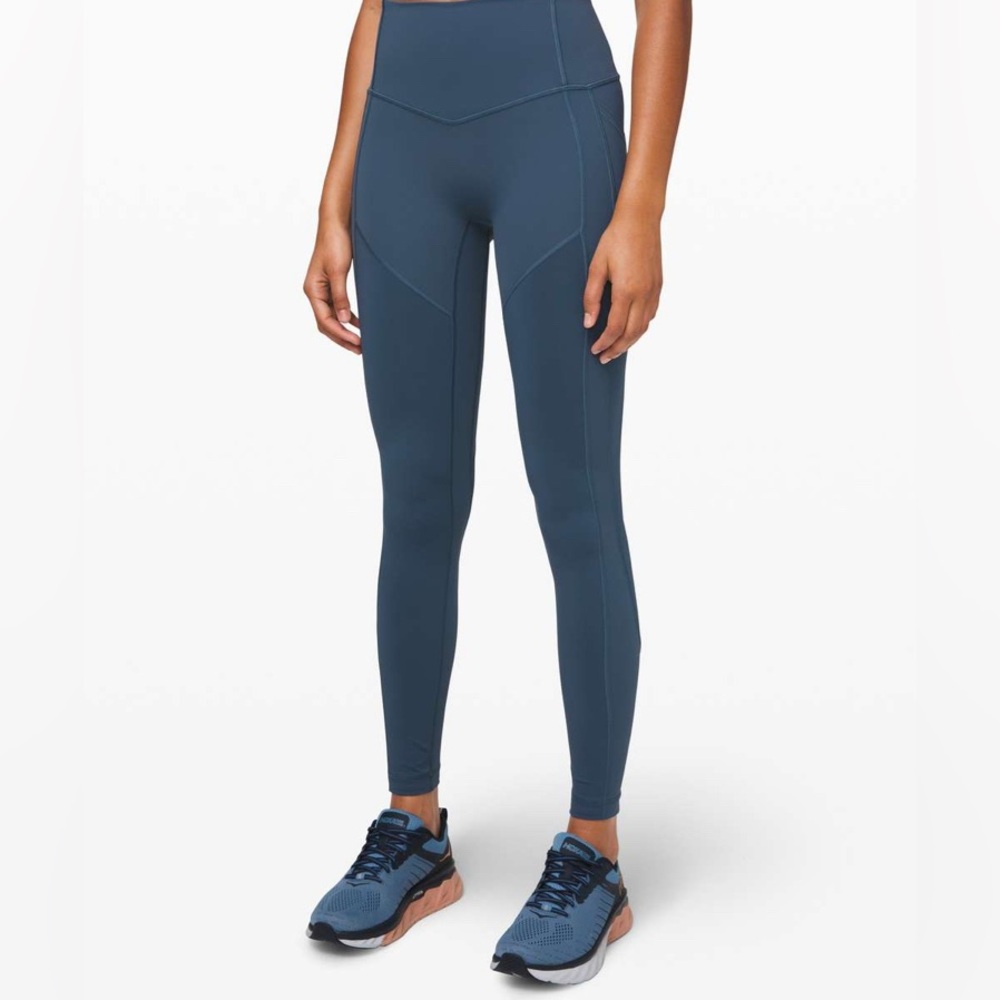 Lululemon All The Right Places leggings 28". Side pockets. EUC. $128
